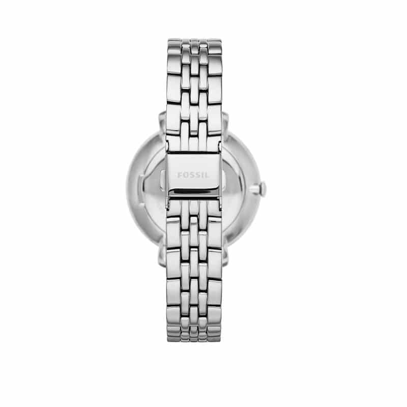Fossil Jacqueline Silver Dial Stainless Steel Ladies Watch ES3545 ...