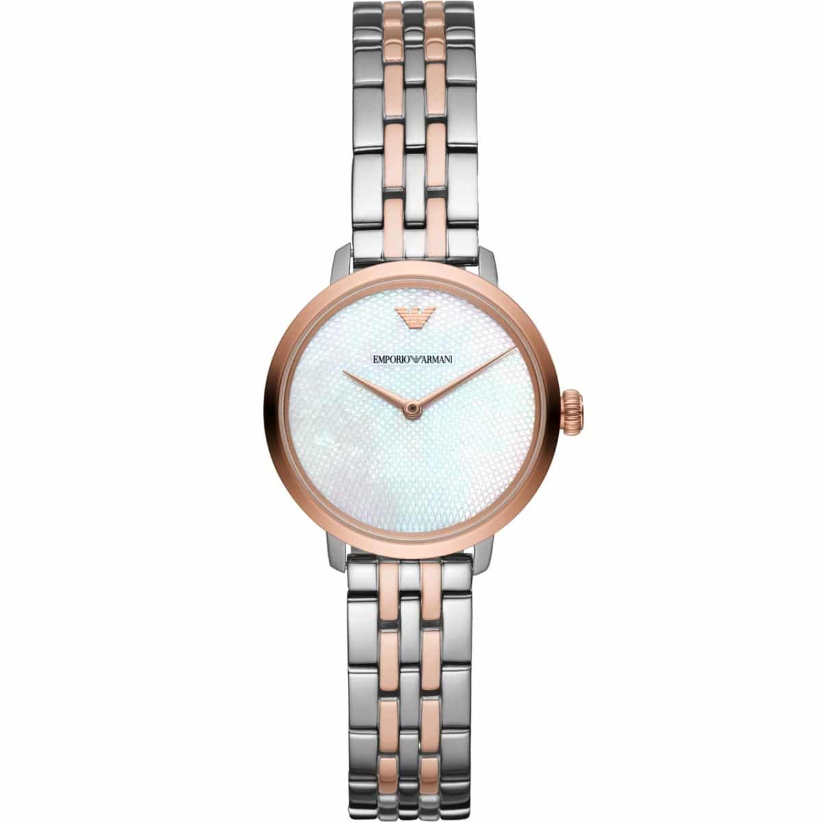 Emporio Armani Modern Slim Women's Watch Silver/Rose Gold AR11157 ...