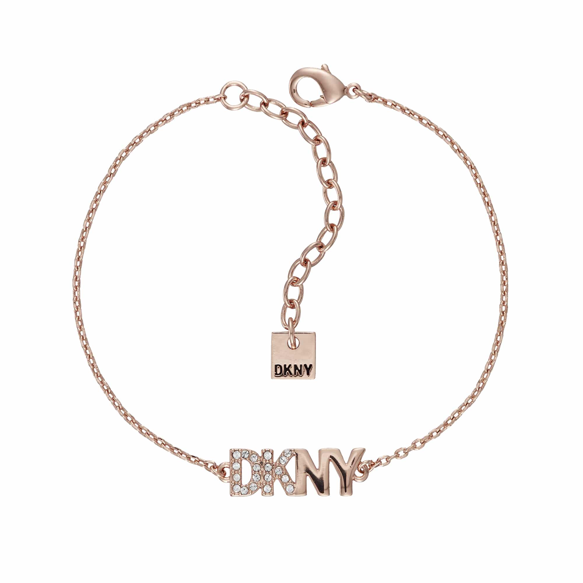 DKNY Womens Soho Rose GoldTone Stainless Steel Bracelet Watch 34mm  The  Shops at Willow Bend