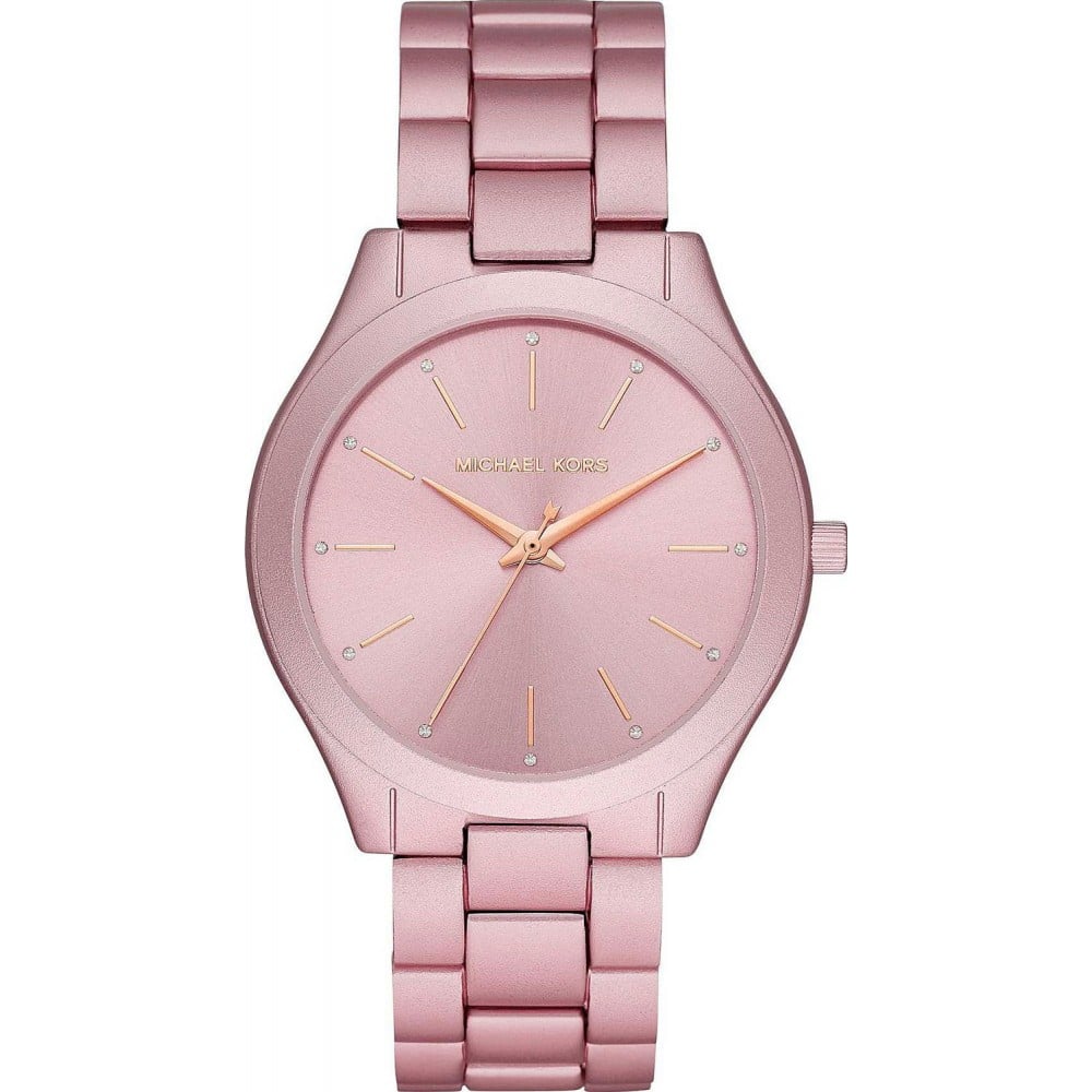 MICHAEL KORS SLIM RUNWAY WOMAN WATCH PINK - Sunlab Malta