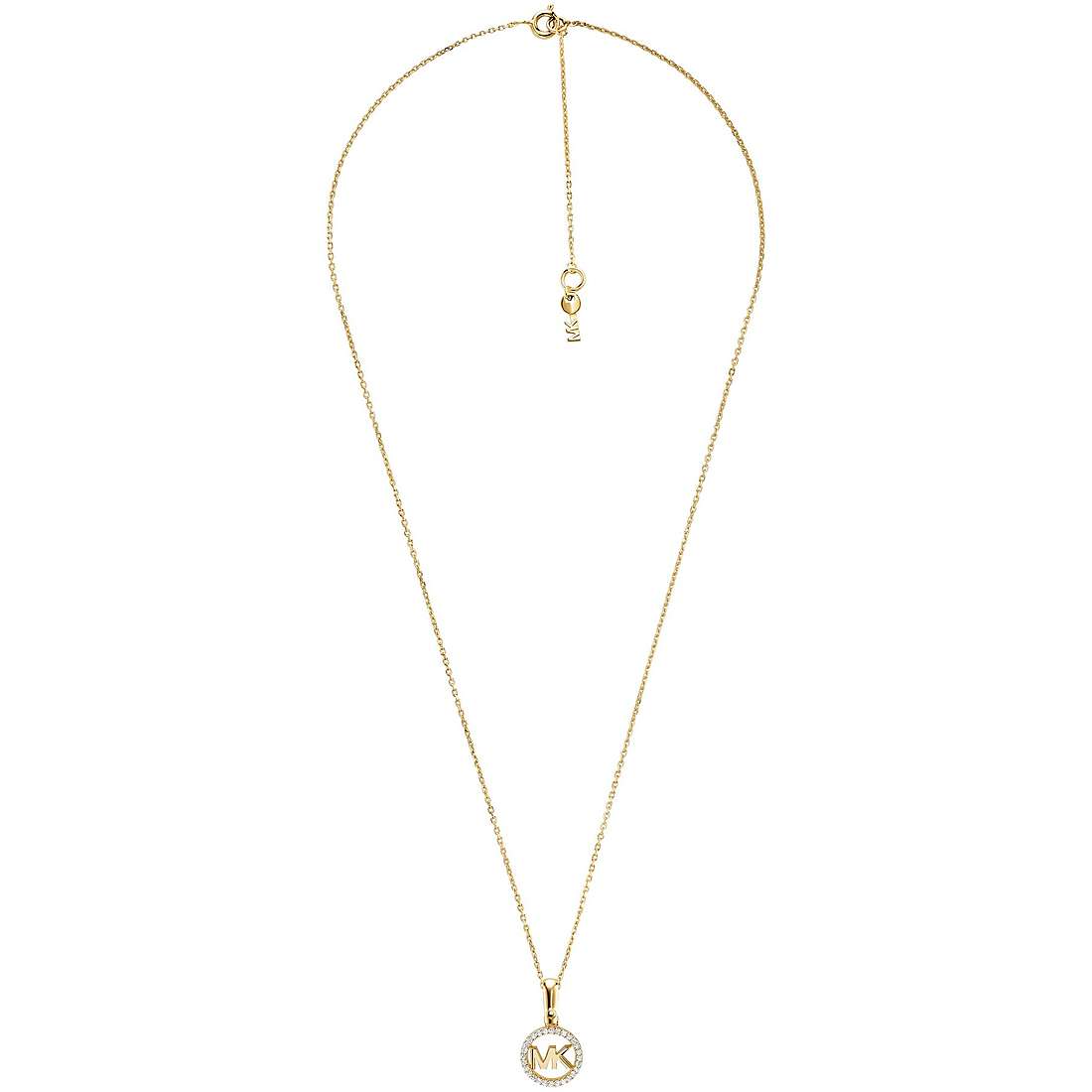 Michael Kors Ladies Necklace Logo Signs Gold Tone MKJ7959710