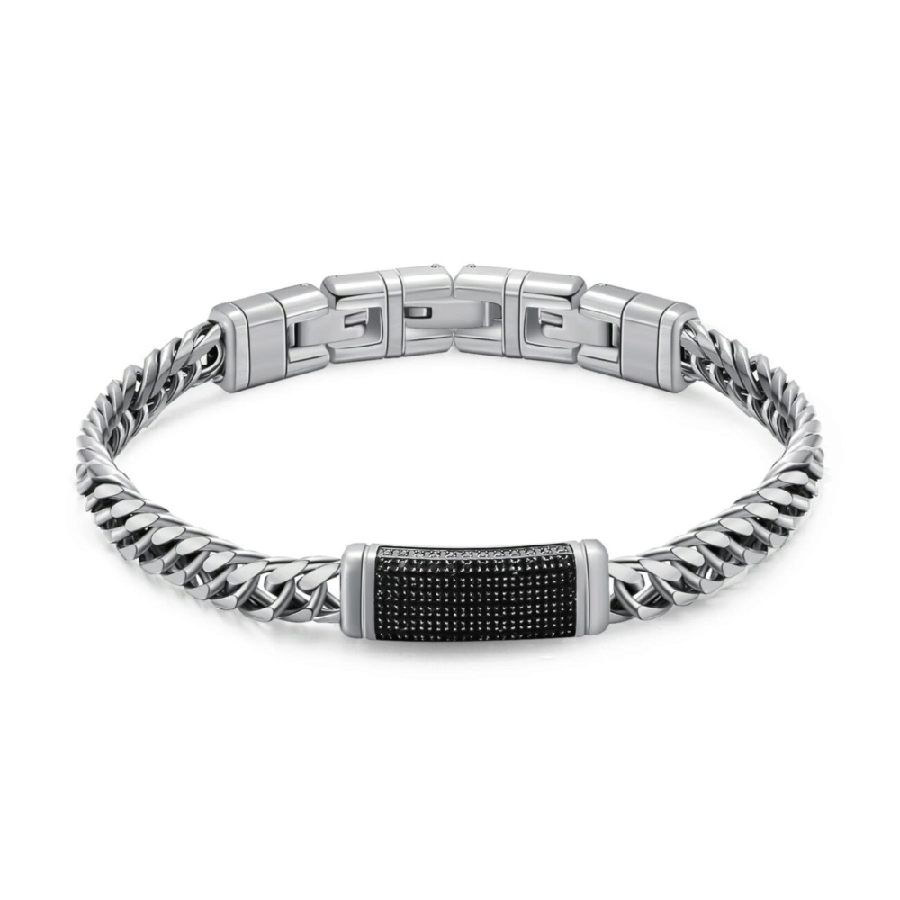 BROSWAY NAXOS MAN BRACELET SILVER - Sunlab Malta