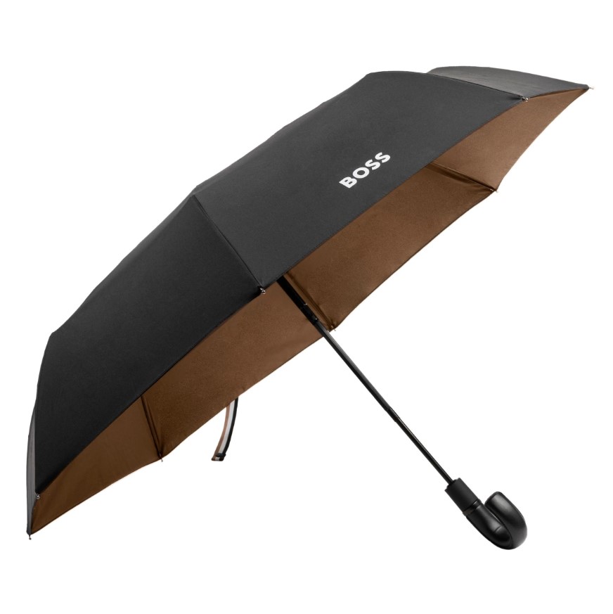 Hugo Boss Pocket Umbrella Iconic Black - Sunlab Malta