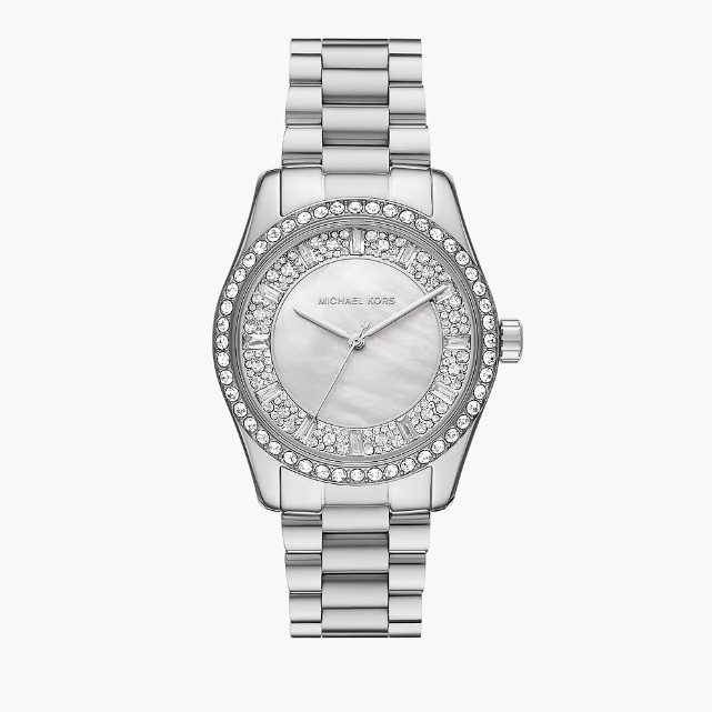 Michael Kors Lexington Three-Hand Stainless Steel Watch 38mm - Sunlab Malta